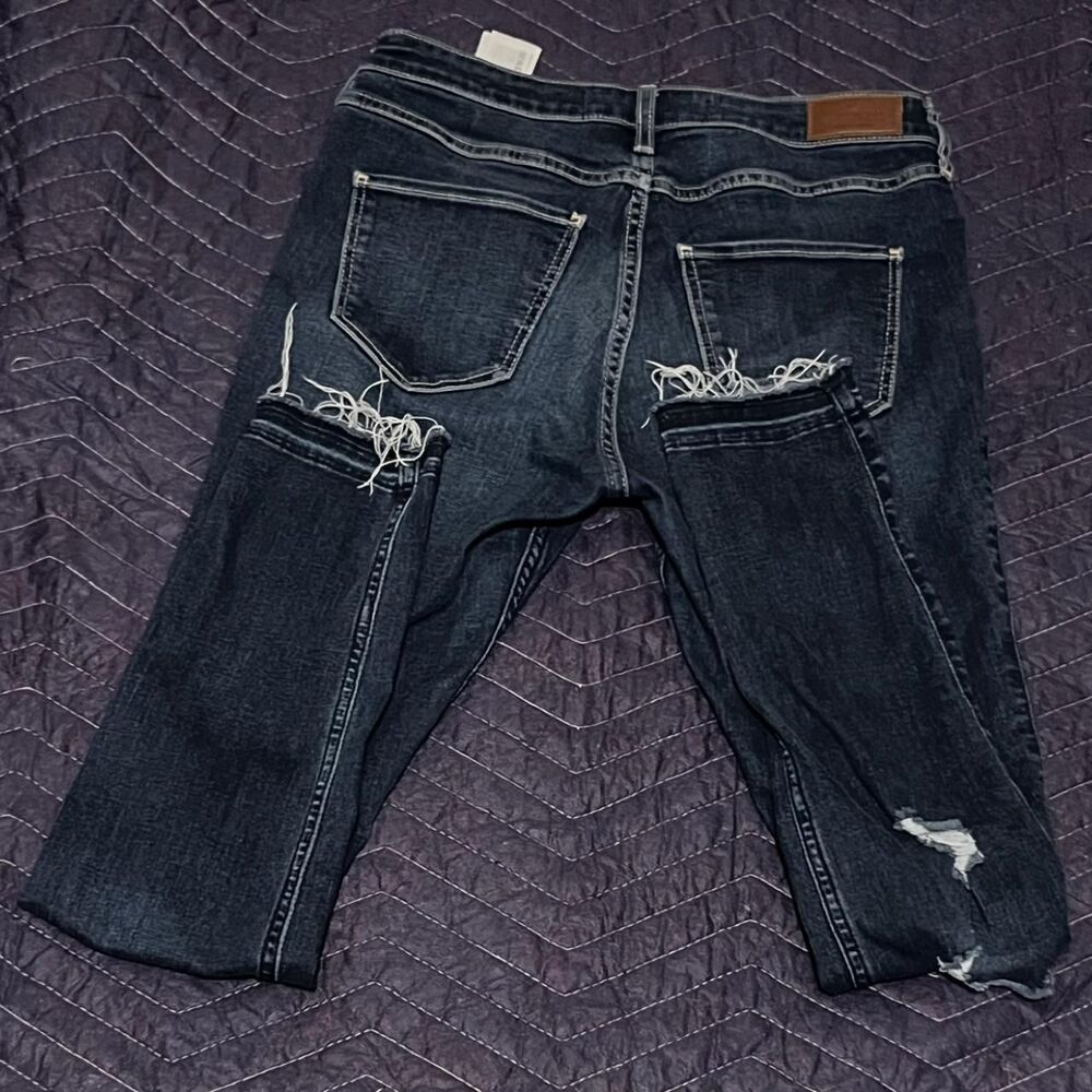 Hollister-co Women's Navy and Blue Jeans